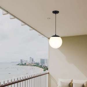 Висящо осветително тяло (1xE27) VT-1236 V-TAC черно | AVStore