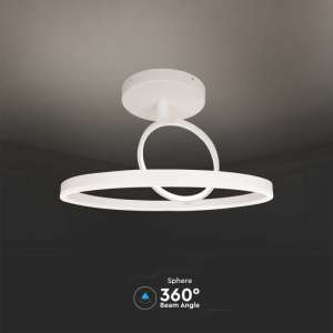 LED плафон кръгъл 37W 4000K VT-7907 V-TAC бял | AVStore