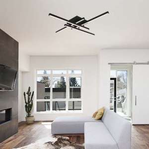 LED плафон 38W 3000K VT-7915 V-TAC черен | Rotozoom
