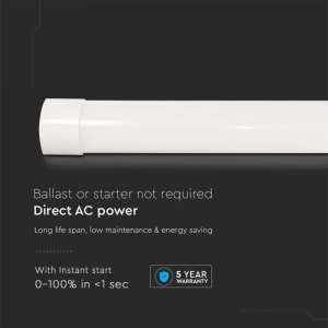 Линейно осветително тяло LED 38W 4000K 150см V-TAC VT-8338 | Rotozoom