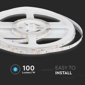 LED лента 4.2W/M 3000K IP20 12V VT-3528-60 V-TAC ролка 5 метра | AVStore