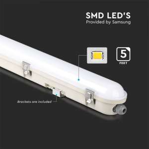 Линейно осветително тяло LED 48W 6500K 150см V-TAC VT-15048 | AVStore