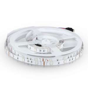 LED лента 4W/M RGB IP20 12V VT-5050-30 V-TAC ролка 5 метра | AVStore
