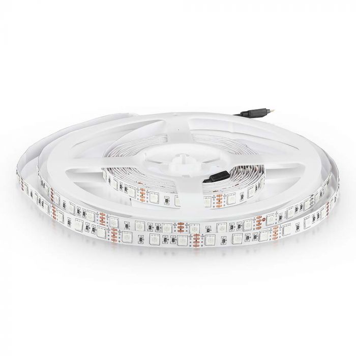 LED лента синя 11W/M IP20 12V VT-5050-60 V-TAC ролка 5 метра | AVStore