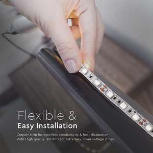 LED лента 11W/M 4000K IP20 12V VT-5050-60 V-TAC ролка 5 метра | AVStore