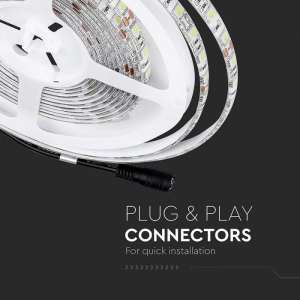 LED лента 7W/M RGB IP65 12V VT-5050-60 V-TAC ролка 5 метра | Rotozoom