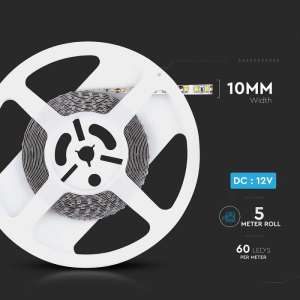 LED лента 7W/M RGB IP65 12V VT-5050-60 V-TAC ролка 5 метра | Rotozoom