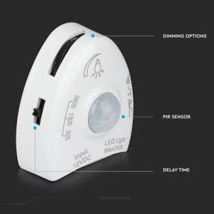 LED лента със сензор за движение 3W/M 4000K IP20 12V VT-8067 V-TAC 1.2M | Rotozoom