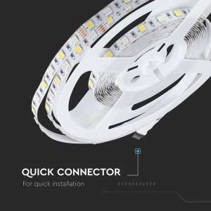 LED лента 8W/M RGB+4000K IP20 12V VT-5050-60 V-TAC ролка 5 метра | AVStore