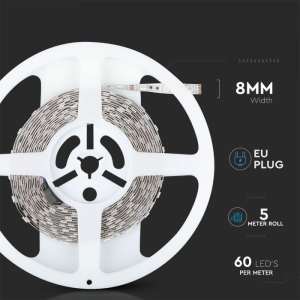 LED лента /комплект/ 7W/M RGB IP20 VT-5050-60 V-TAC ролка 5 метра | Rotozoom