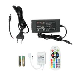 LED лента /комплект/ 7W/M RGB IP20 VT-5050-60 V-TAC ролка 5 метра | Rotozoom