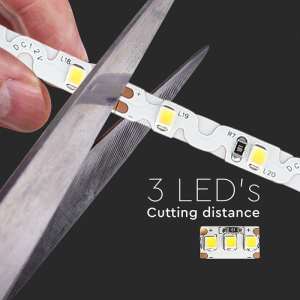 LED лента S-образна 5W/M 3000K IP20 12V VT-2835 V-TAC | AVStore