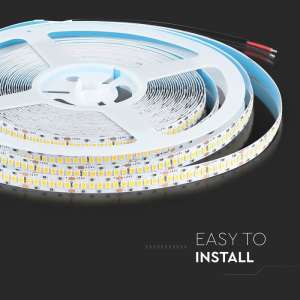 LED лента 15W/M 4000K IP20 24V VT-10-240 2835 V-TAC ролка 10 метра | Rotozoom