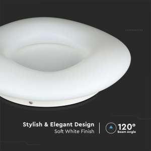 LED плафон кръгъл 20W 3IN1 VT-7308 V-TAC бял | AVStore