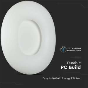 LED плафон кръгъл 78W 3IN1 VT-7752 V-TAC бял | Rotozoom