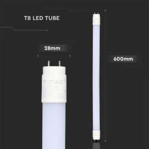 LED пура 60см 7W 4000K T8 G13 VT-1607 V-TAC | Rotozoom