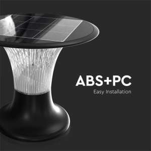 LED соларнa лампа 15W 6000+4000K VT-426 V-TAC черна | AVStore