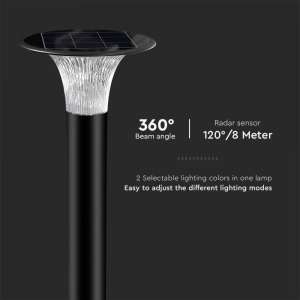 LED соларнa лампа 15W 6000+4000K VT-413 V-TAC черна | AVStore
