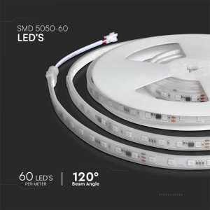 LED лента MAGIC 13W/M RGB IP65 24V VT-5050 V-TAC комплект | Rotozoom