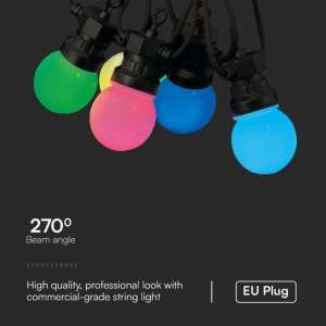 LED редица лампи 0.5W RGB VT-713S V-TAC дистанционно управление | Rotozoom