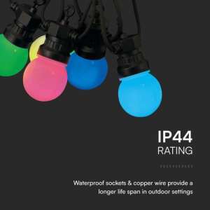 LED редица лампи 0.5W RGB VT-713S V-TAC дистанционно управление | Rotozoom