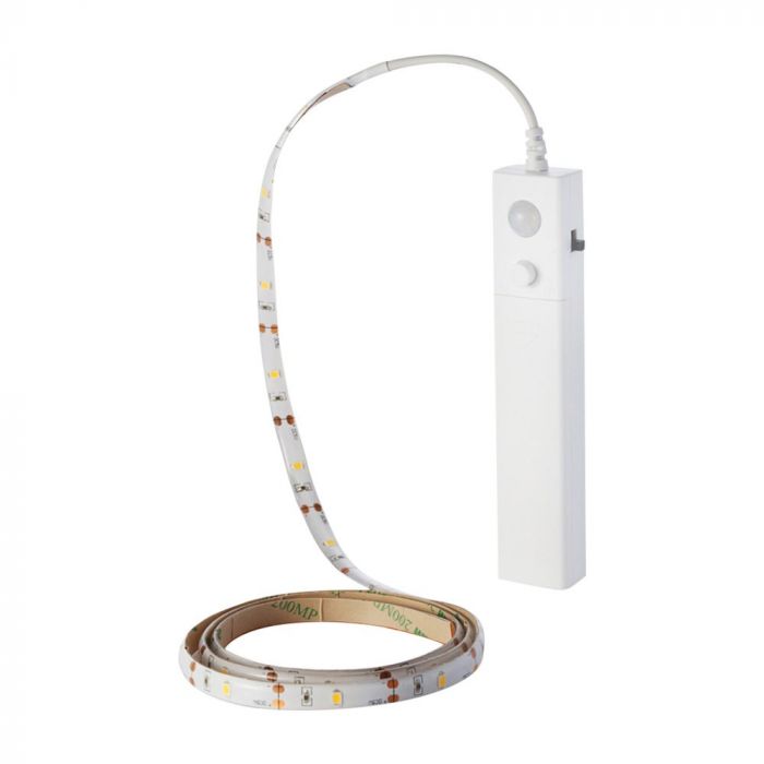 LED лента със сензор за движение 2.4W/M 2700K IP65 6V VT-8082 V-TAC 1 метър | AVStore
