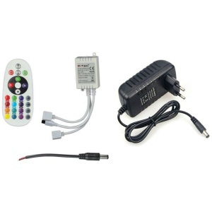 LED лента комплект 4.8/M RGB IP20 VT-5050-300 V-TAC 2 ролки по 5 метра | Rotozoom