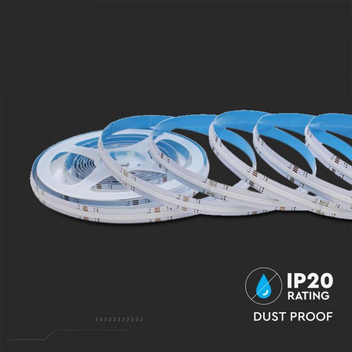 2880-i5 LED COB лента 13W/M RGB IP20 24V VT-COB-422 V-TAC ролка 5 метра | Rotozoom
