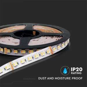 LED лента 24W/M RGB+3IN1 IP20 24V VT-5050-60 V-TAC ролка 5 метра | Rotozoom