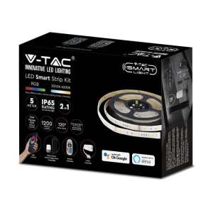 LED лента /комплект/ 15W/M RGB+3IN1 IP65 VT-5050-90 V-TAC ролка 5 метра | Rotozoom