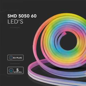 LED лента SMART RGB 36W/M IP68 VT-55-60 V-TAC ролка 5 метра | Rotozoom