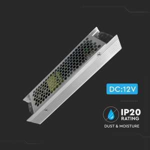LED захранване V-TAC Slim 12V 120W IP20 VT-20122 | AVStore
