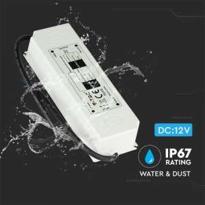 LED захранване V-TAC Slim 12V 150W IP67 VT-22153 | AVStore