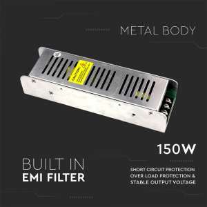 LED захранване V-TAC димиращо 24V 150W IP20 VT-20155D | Rotozoom