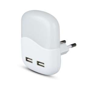 LED нощна лампа 0.45W 3000K с USB VT-84 V-TAC квадратна | AVStore