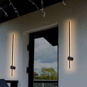 LED стенна лампа 12W 4000K VT-11112 V-TAC черна | AVStore