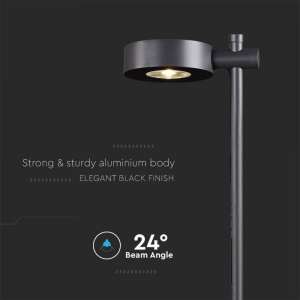 LED градинска лампа 6W 3000K VT-11107 V-TAC черна | AVStore