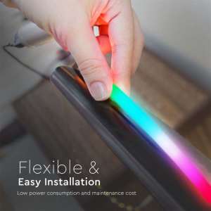 LED лента RGB флекс 10W/M IP20 24V VT-561 V-TAC ролка 10 метра | Rotozoom