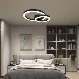 LED плафон кръгъл 20W 3000K VT-7788 V-TAC черен | AVStore