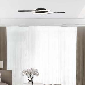 LED плафон 12W 3000K VT-7788 V-TAC черен | AVStore
