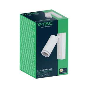LED стенно осветително тяло GU10 VT-429 V-TAC бяло | Rotozoom
