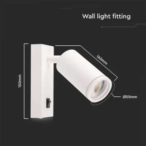 LED стенно осветително тяло GU10 VT-429 V-TAC бяло | Rotozoom