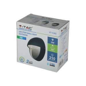 LED лампа за стъпала 3W 3000K VT-1182 V-TAC сива | AVStore