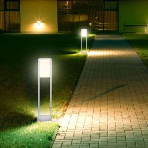 LED градинска лампа Samsung чип 10W 6400K VT-33 V-TAC бяла | AVStore