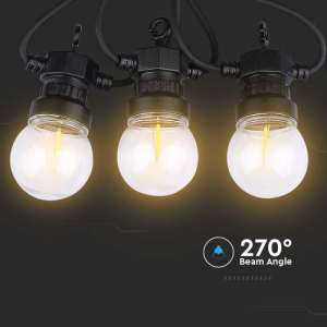 Редица филаментни лампи 0.4W 3000K VT-71510 V-TAC | AVStore