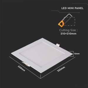 LED панел 18W 2700K V-TAC VT-1807 23×23см | AVStore