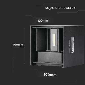 LED стенна лампа 5W 4000К VT-759 V-TAC черна | AVStore