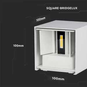 LED стенна лампа 5W 3000K VT-759 V-TAC бяла | AVStore