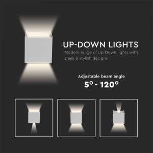 LED стенна лампа 5W 3000K VT-759 V-TAC бяла | AVStore