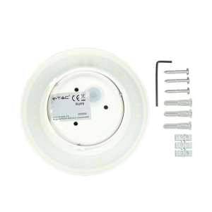 LED стенна лампа 8W 4000K VT-743 V-TAC бяла | Rotozoom